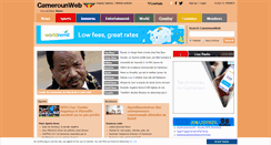 Desktop Screenshot of cameroonweb.com